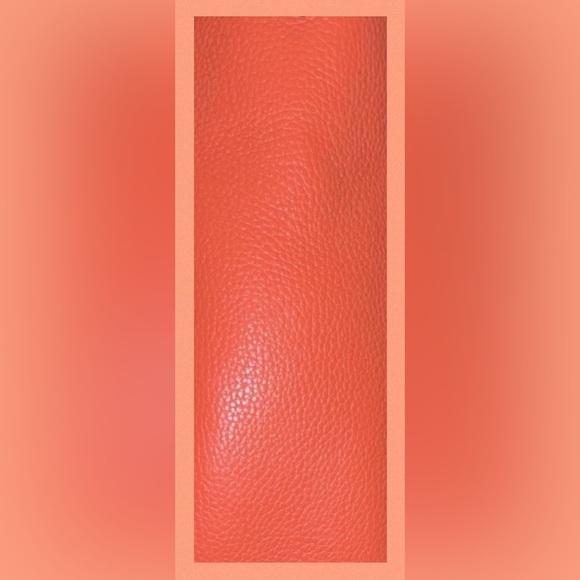 Coach Prairie Leather Satchel Crossbody Strap Lovely Orange Color Excellent Cond - Picture 8 of 17